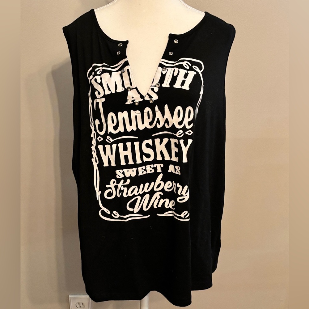 Black Graphic Women's Top